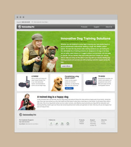 Desktop home page